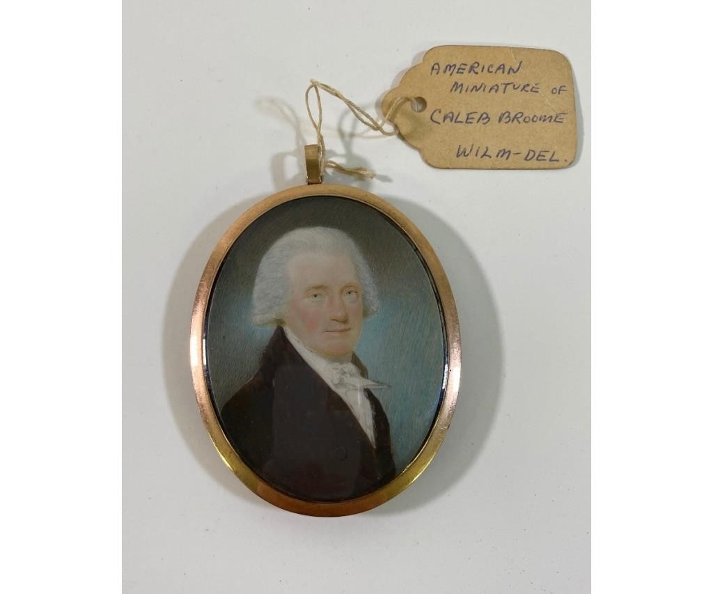 Early American miniature portrait 28b24d