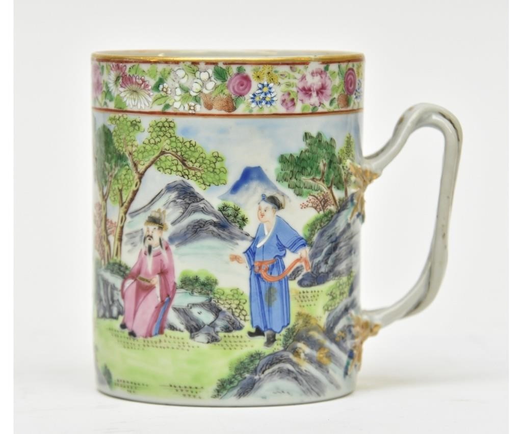 Famille Rose Chinese canister mug  28b2f9