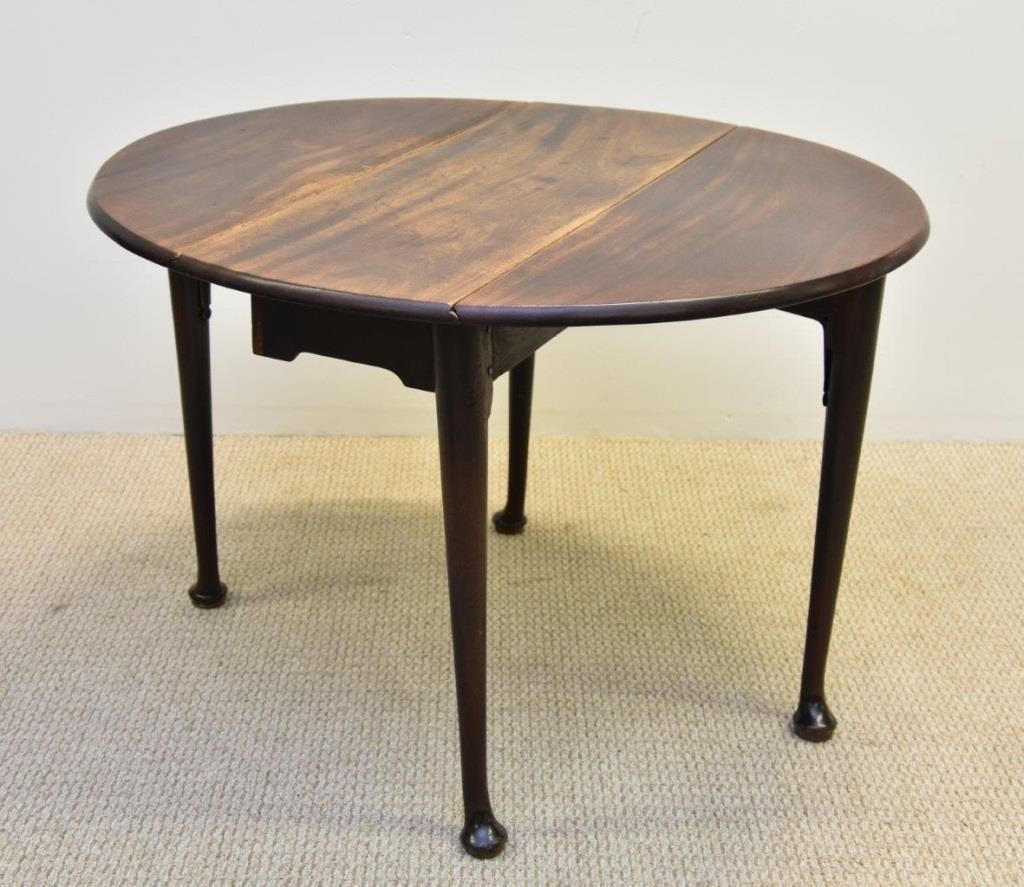 Queen Anne mahogany drop leaf table  28b33f