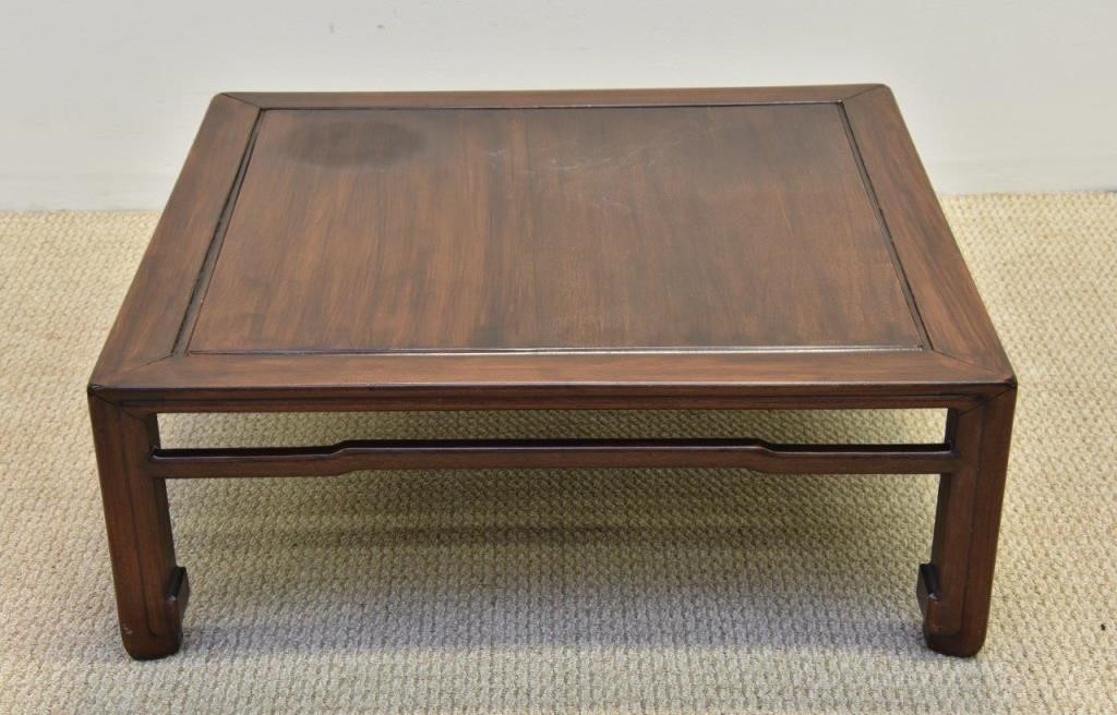 Asian hardwood low table 13 h x 28b34e