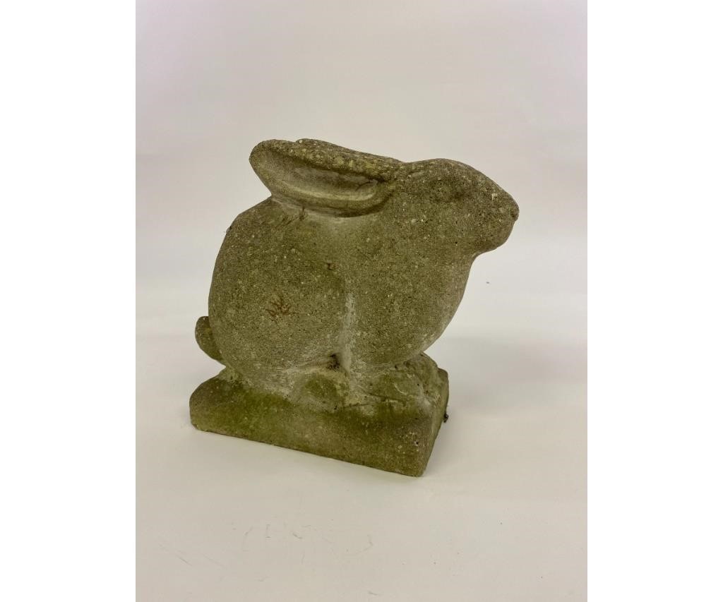 Cast Stone Garden Rabbit 20th 28b369