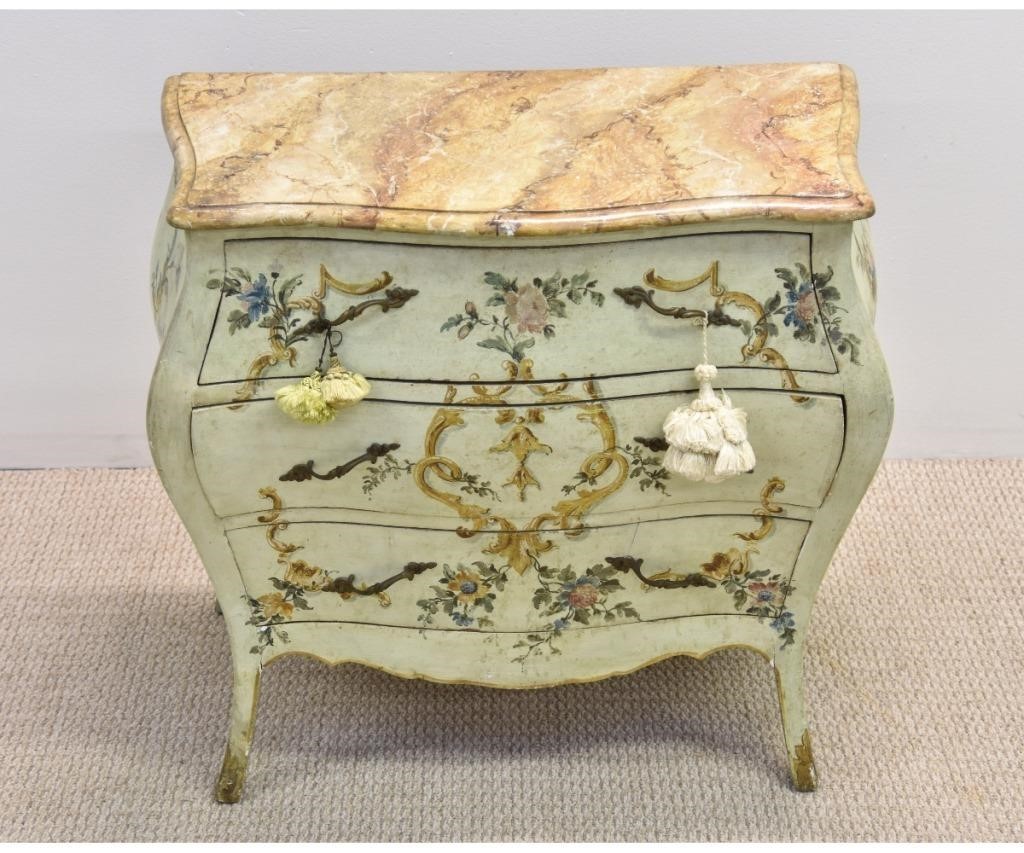 Italian paint decorated chest of 28b39e
