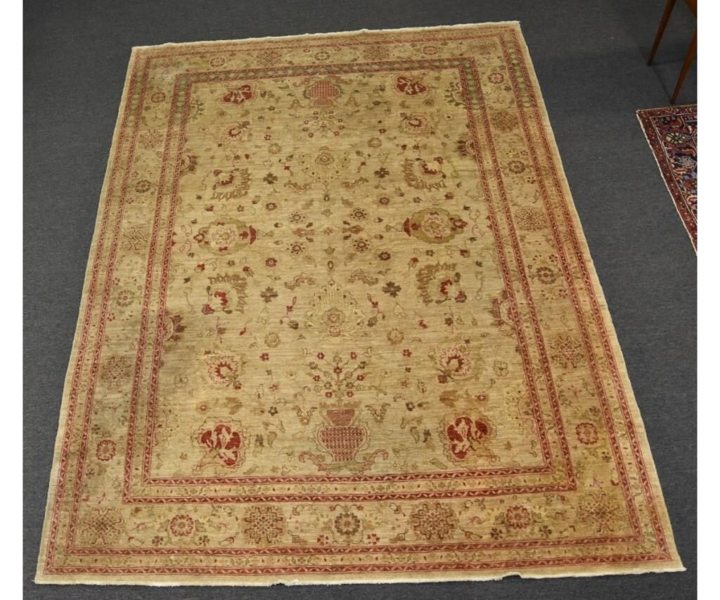 Room size Turkish Agra with flowers 28b3e1