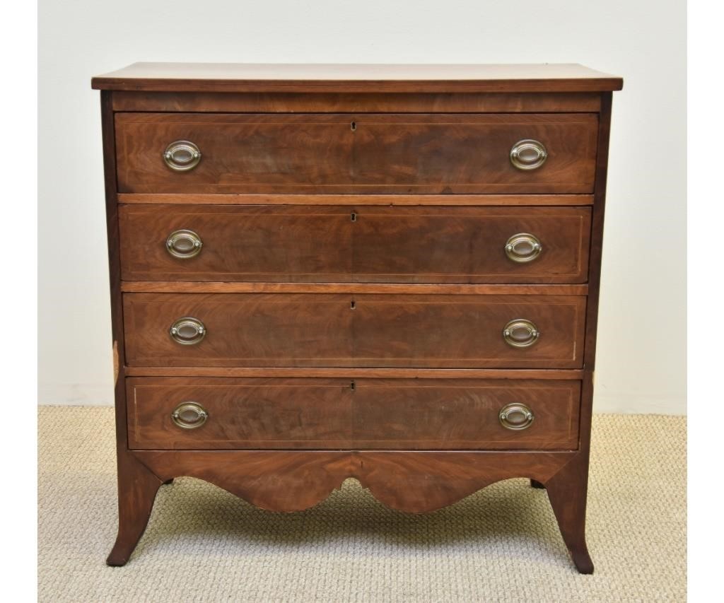 American Hepplewhite mahogany inlaid 28b3f4