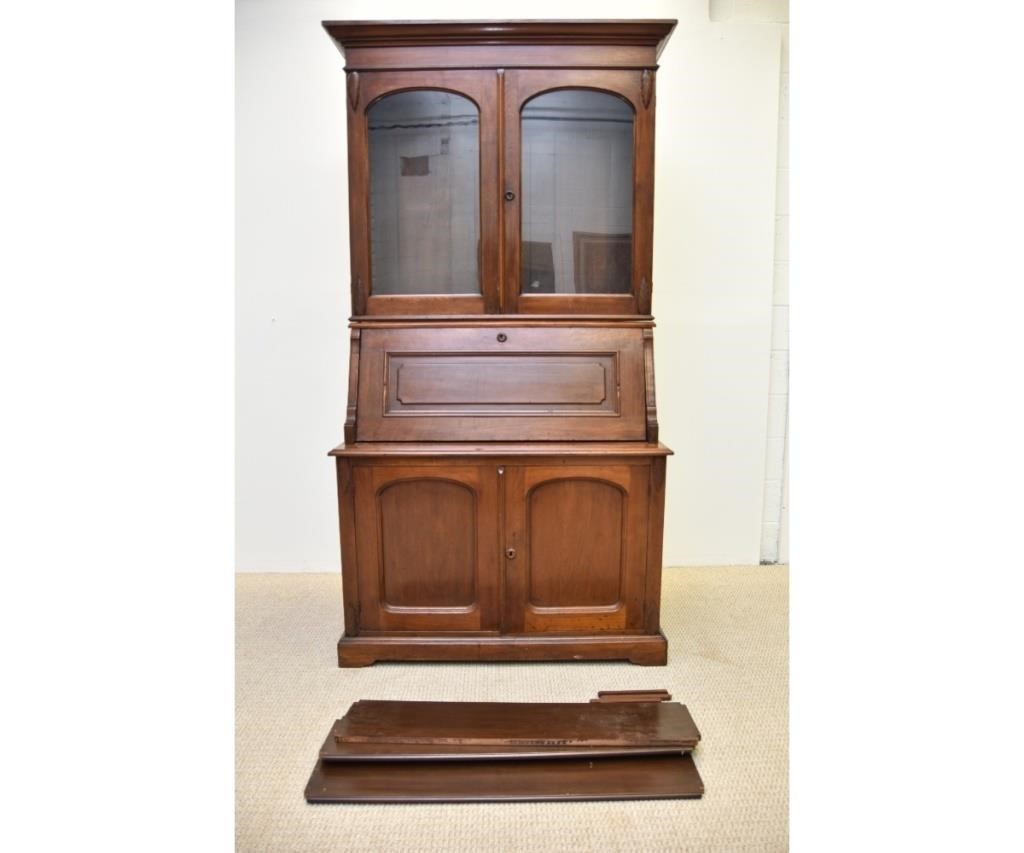 Two piece Victorian walnut plantation 28b3f5