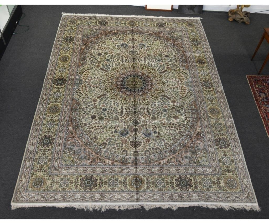 Palace sized Persian silk carpet 28b3f6