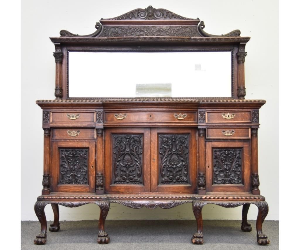 Horner Brothers (attributed) oak sideboard,