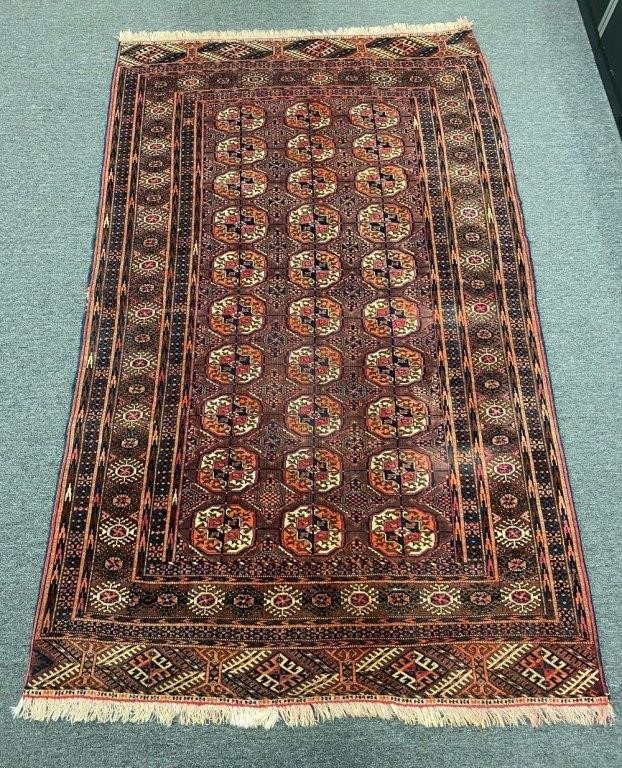 Bokhara center hall carpet with 28b6cb