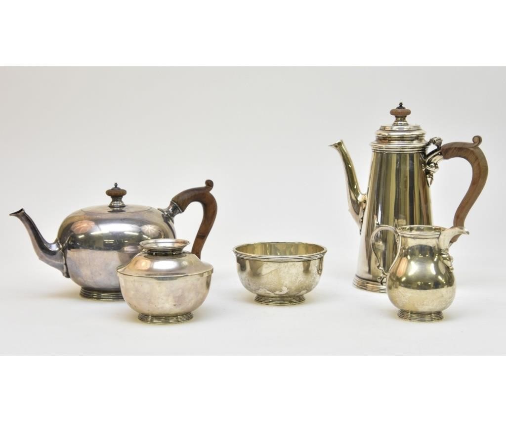 Five piece sterling silver tea 28b70b