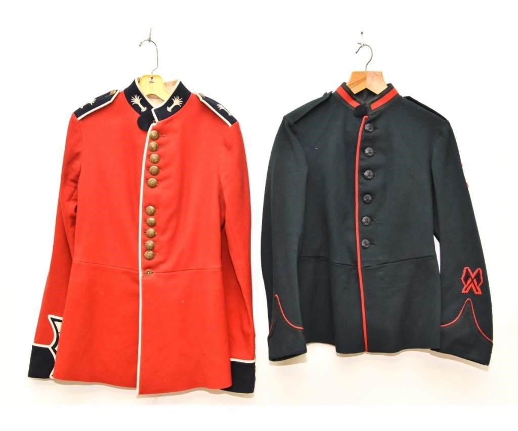 Welsh Guards red wool uniform with brass