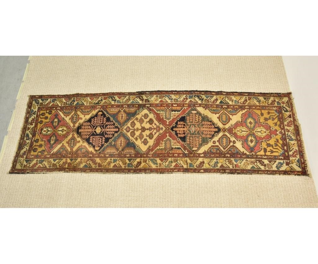 Tribal hall runner overall geometric 28b7ac