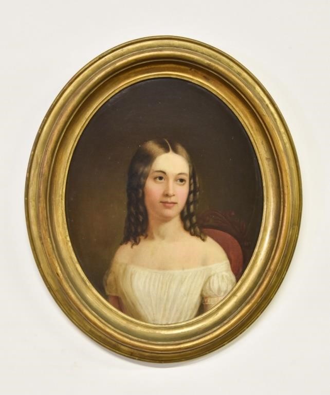 Portrait of a young woman, circa