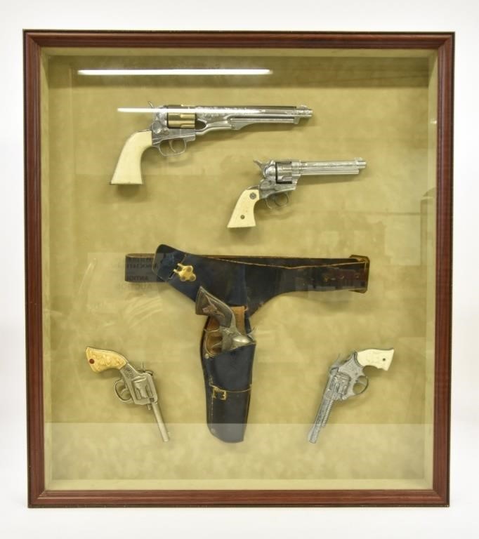 Shadow box, framed, reproduction hand