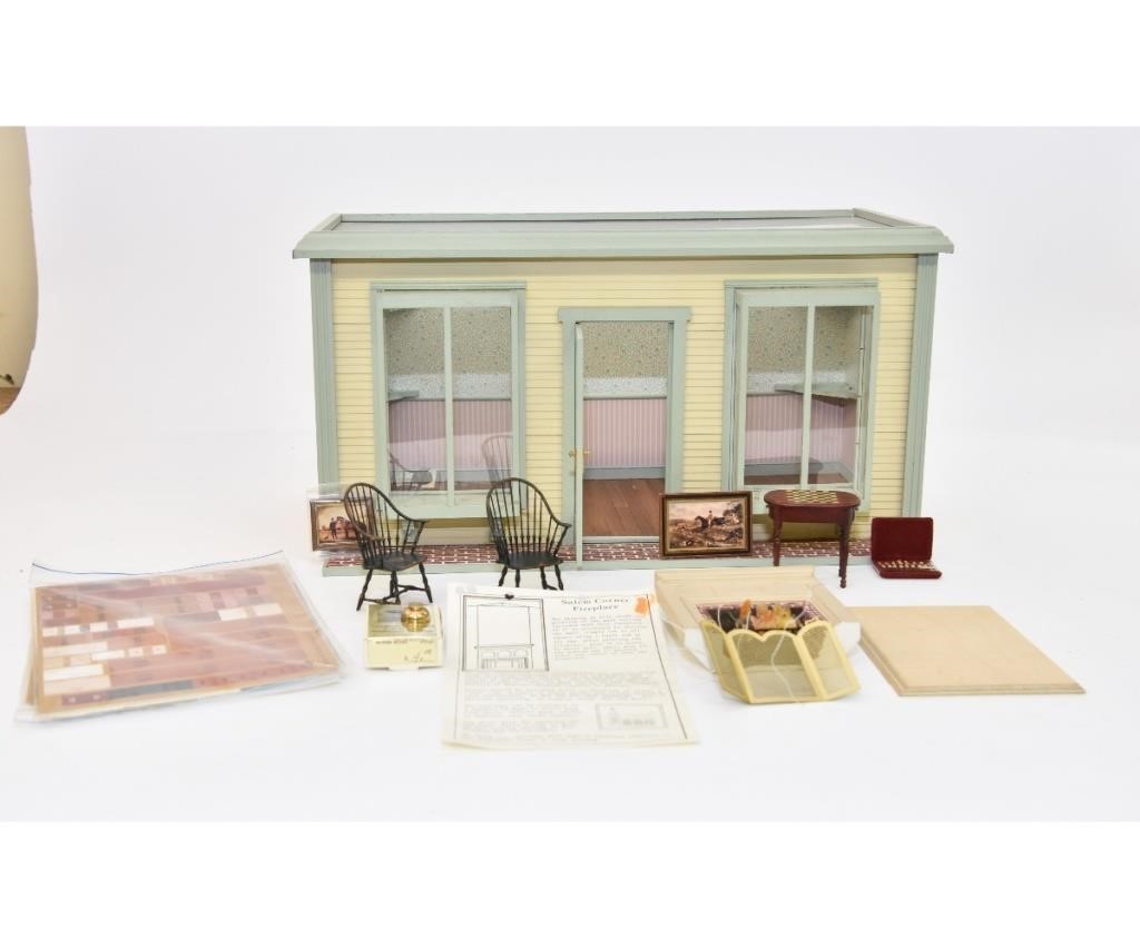 Room box of store window wood 28b848