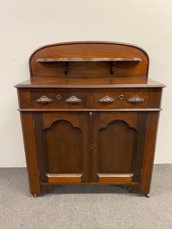 Victorian mahogany jelly cupboard,