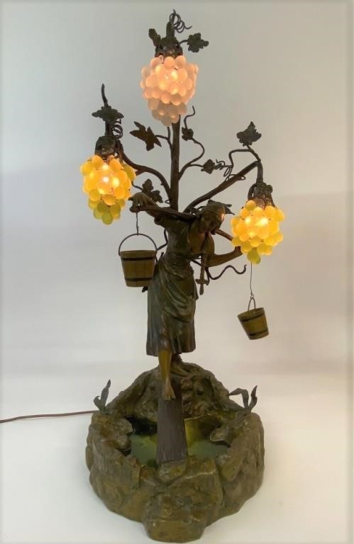 Faux bronze table lamp Rebecca 28b95c