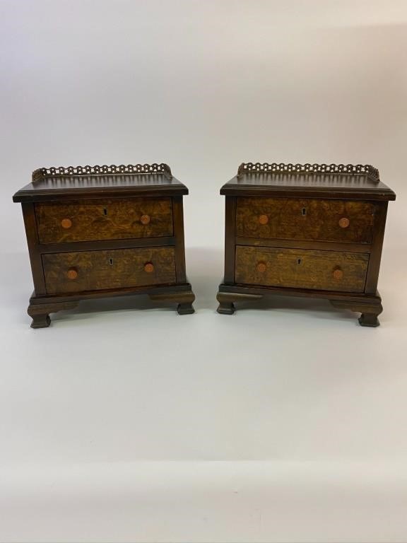 Pair of Chippendale style table 28b979
