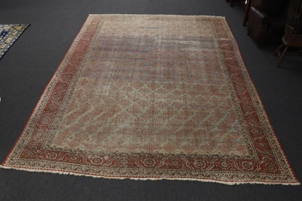 Antique room size Heriz carpet
10'-11.5"