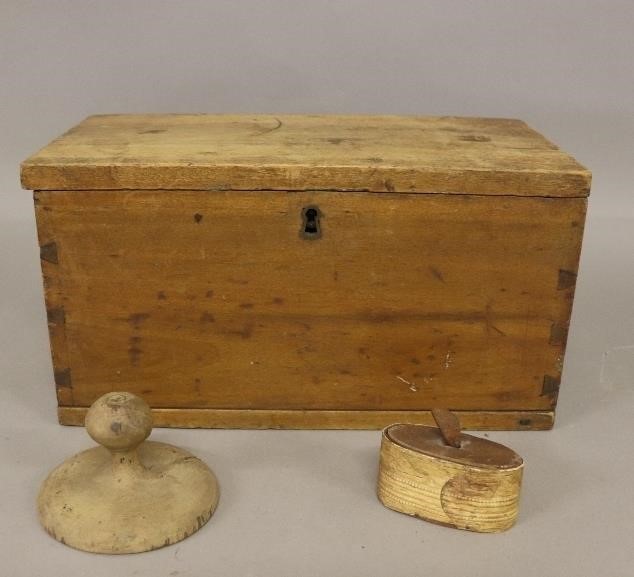 Poplar document box early 19th 28baa2