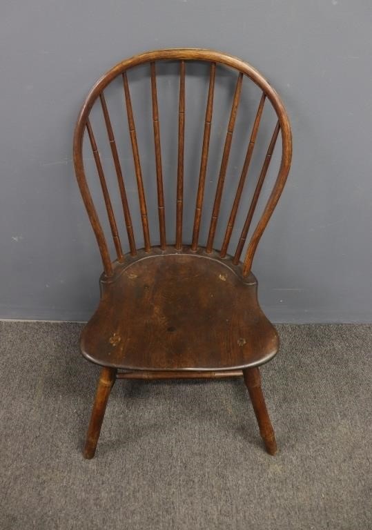 Windsor side chair signed T Mason 28bb60