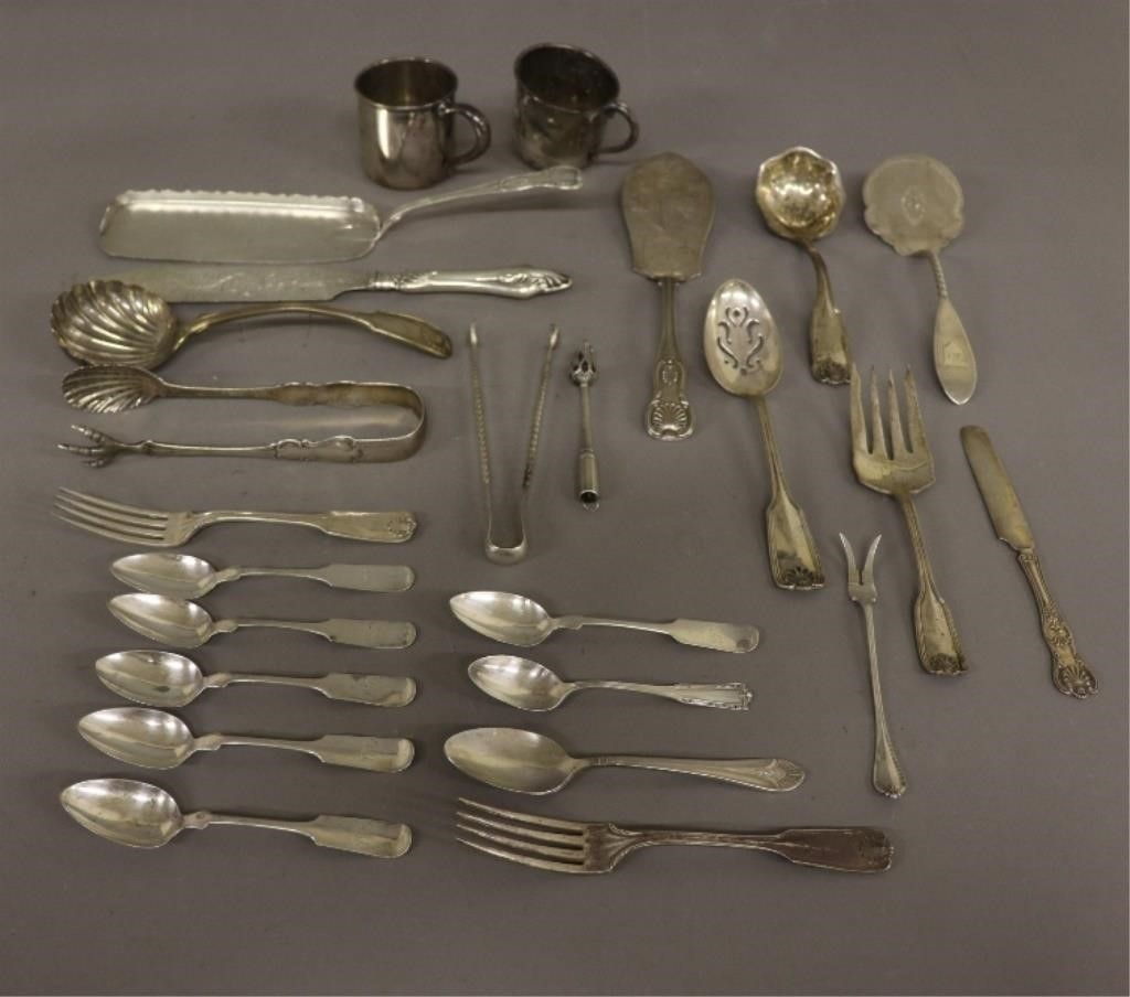 Various patterns, coin silver and
