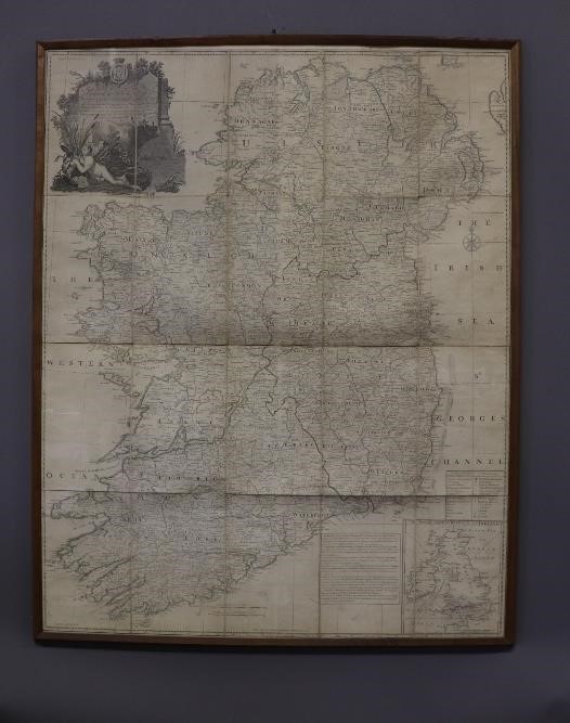 Large map of the Kingdom of Ireland  28bbe5