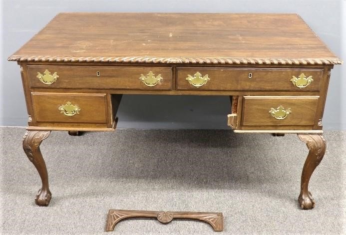 Chippendale style mahogany partners