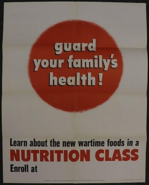 WWII poster 1943, "Guard Your Family's