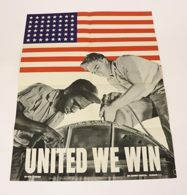 WW II poster, photo by Liberman 1943