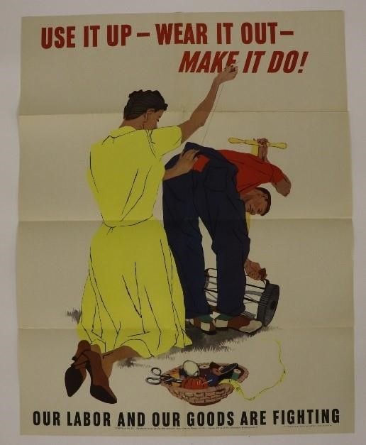 WW II poster 1943, 'Use it Up'
28"