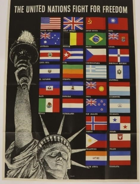 WW II poster by Broder 1942 United 28bc2e