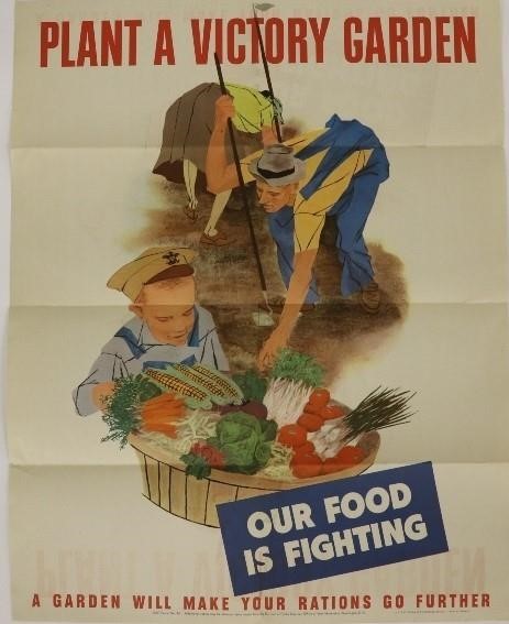 WW II poster 1943, 'Plant a Victory