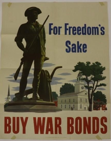 WW II poster 1943, 'Buy War Bonds'
28"