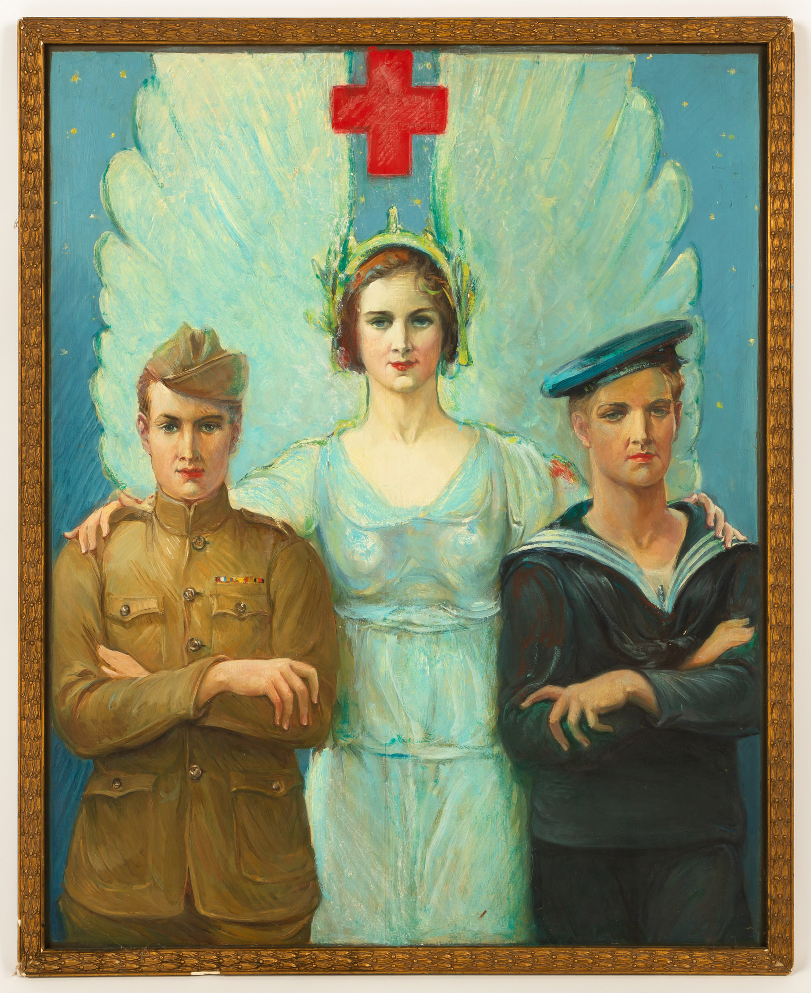 CHARLES HINTON AMERICAN RED CROSS ILLUSTRATION