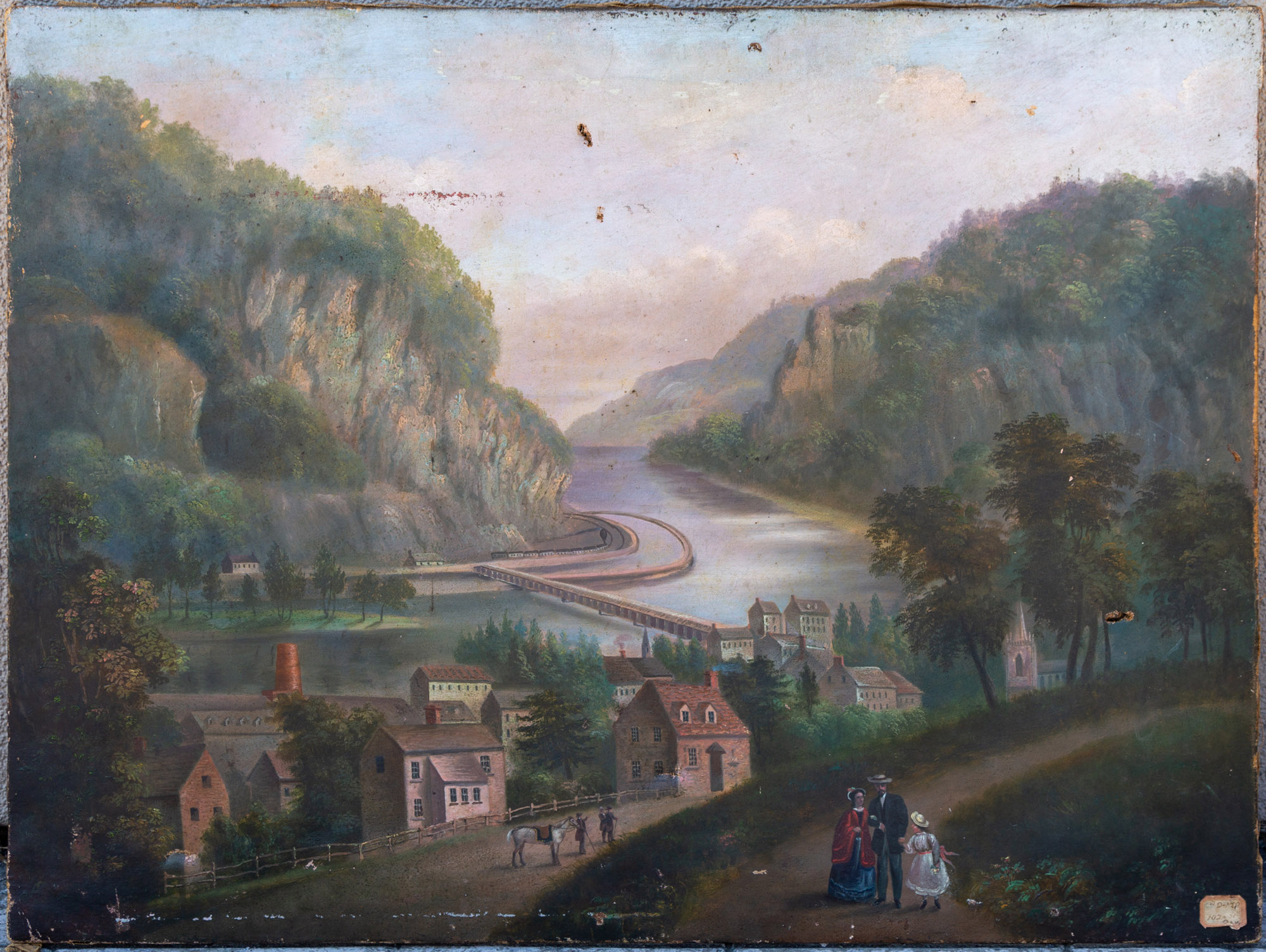 19TH CENTURY VIEW OF HARPER S FERRY  28bcf2