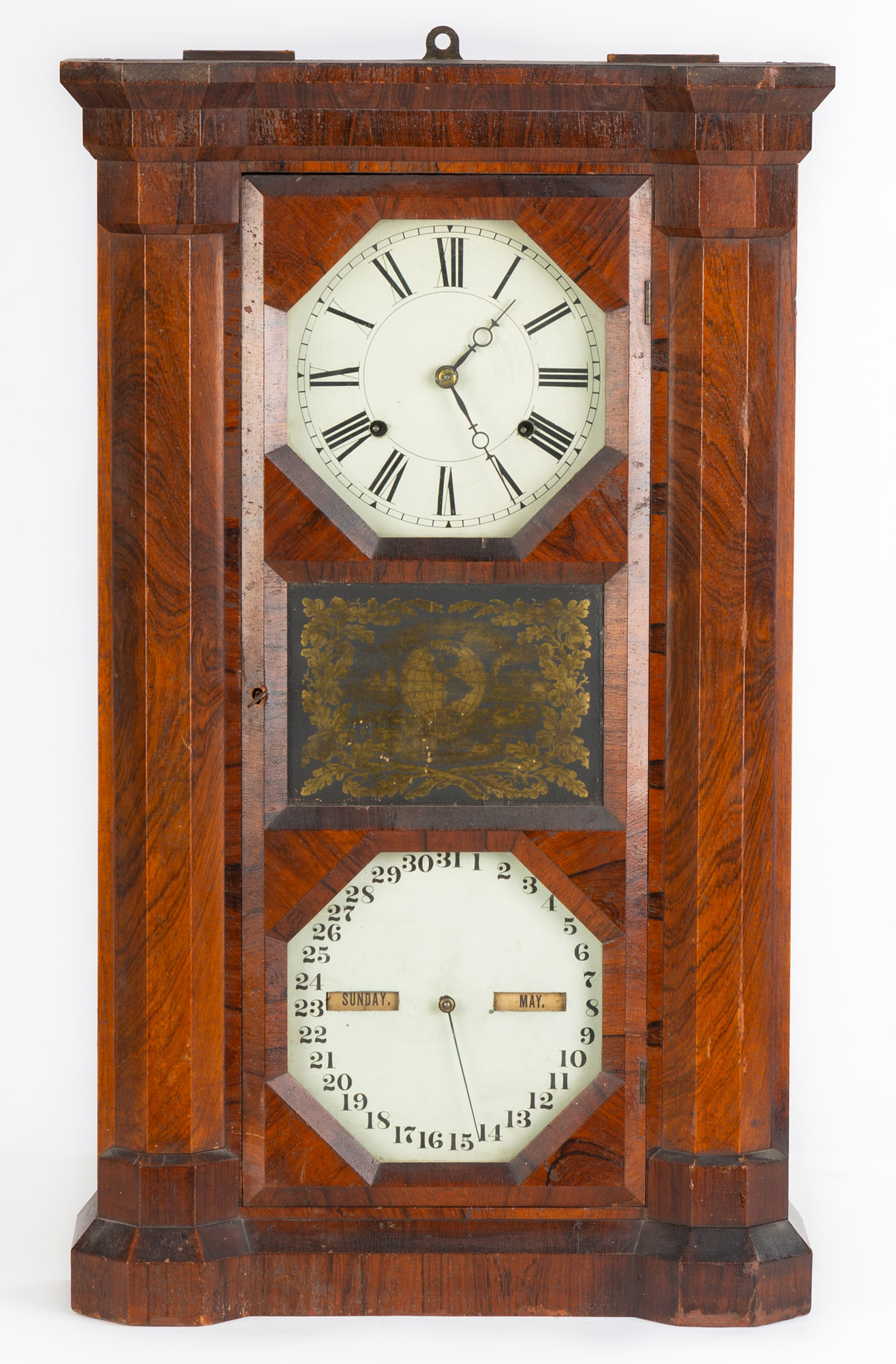 SETH THOMAS CALENDAR CLOCK circa 28bd66