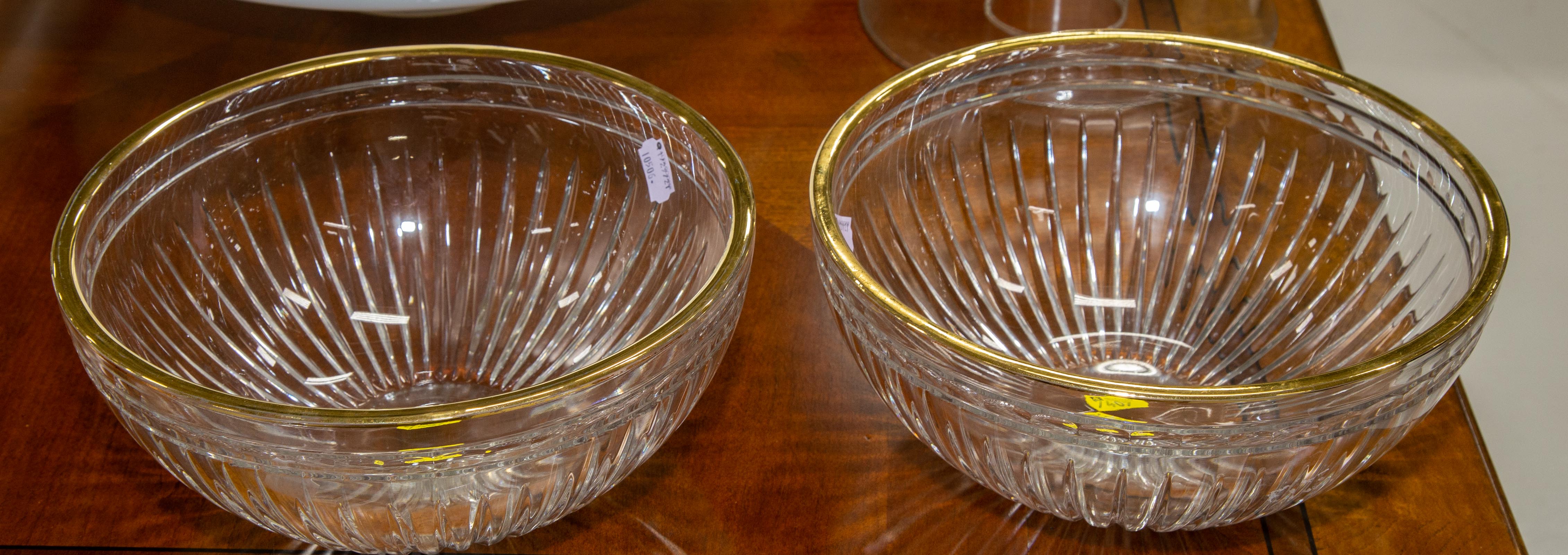 A PAIR OF WATERFORD MARQUIS PATTERNED 289721