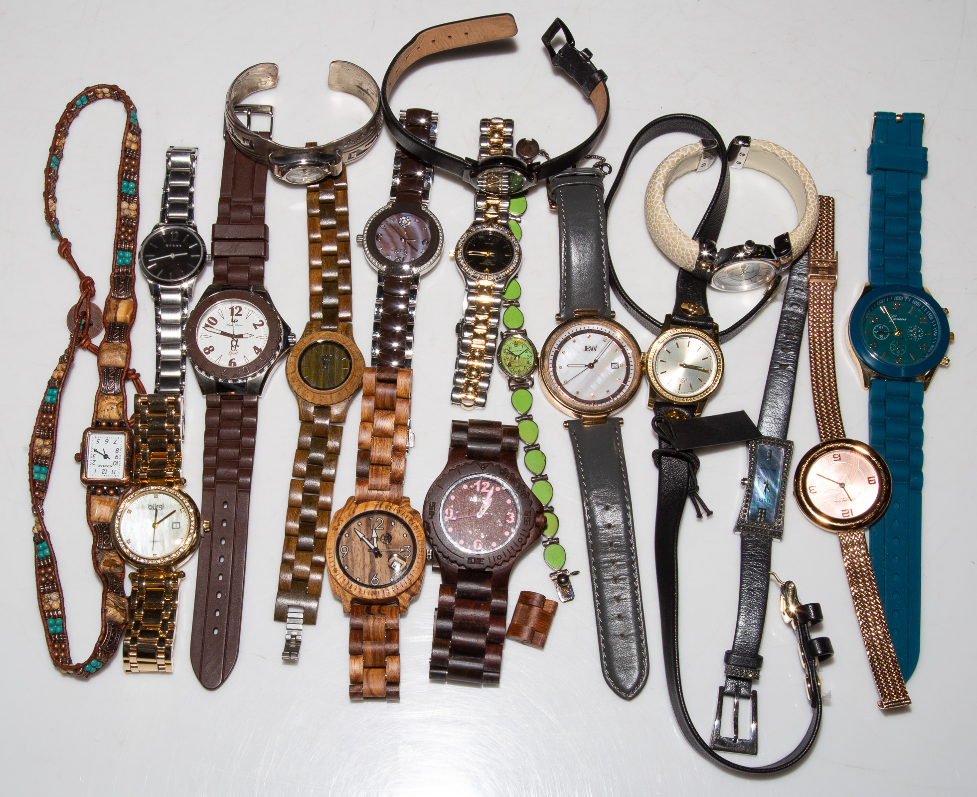 A COLLECTION OF FASHION WATCHES