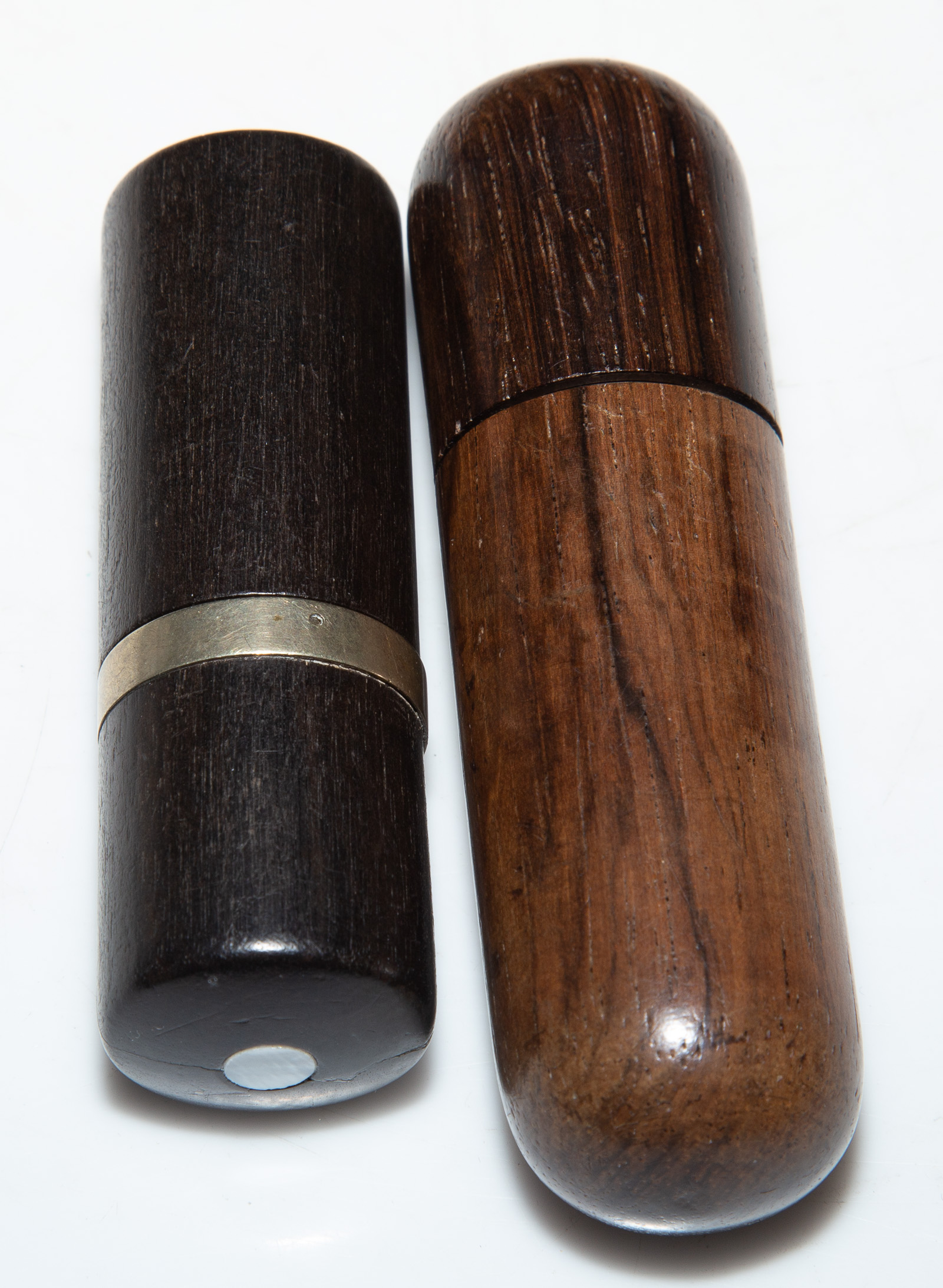 TWO FRENCH WOOD CASED LANCETS One 289788