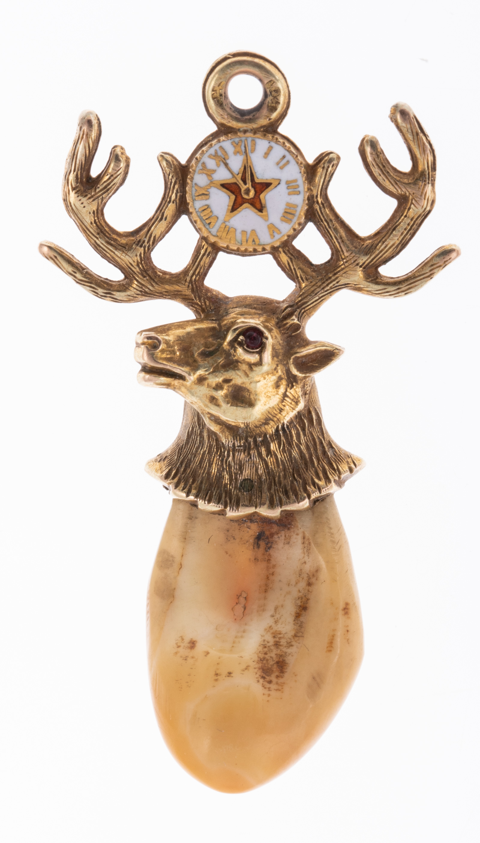 LARGE ELKS TOOTH PENDANT B.P.O.E One