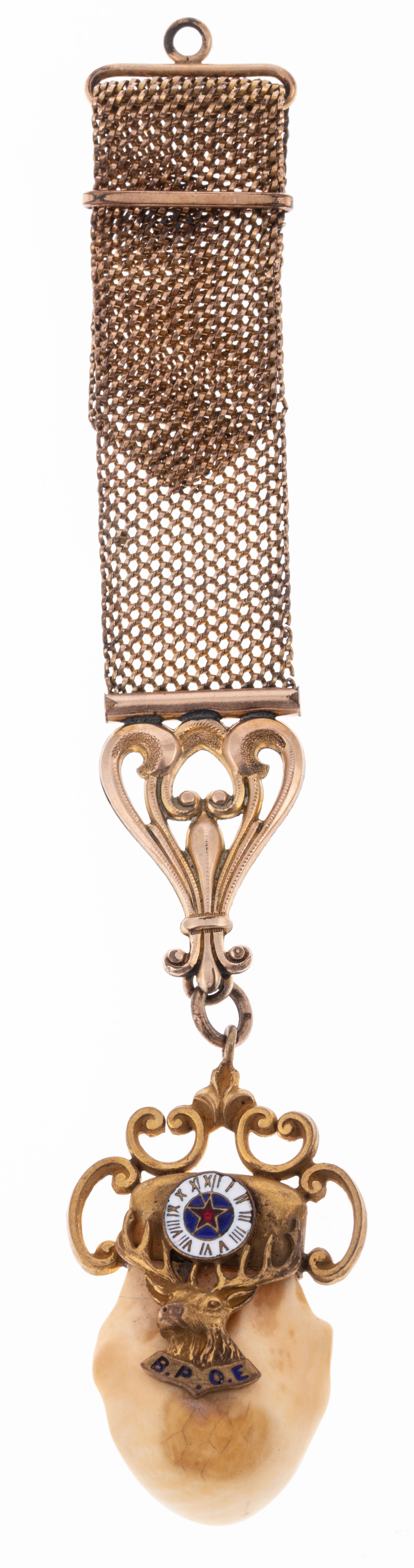 ELKS TOOTH WATCH FOB B.P.O.E. .