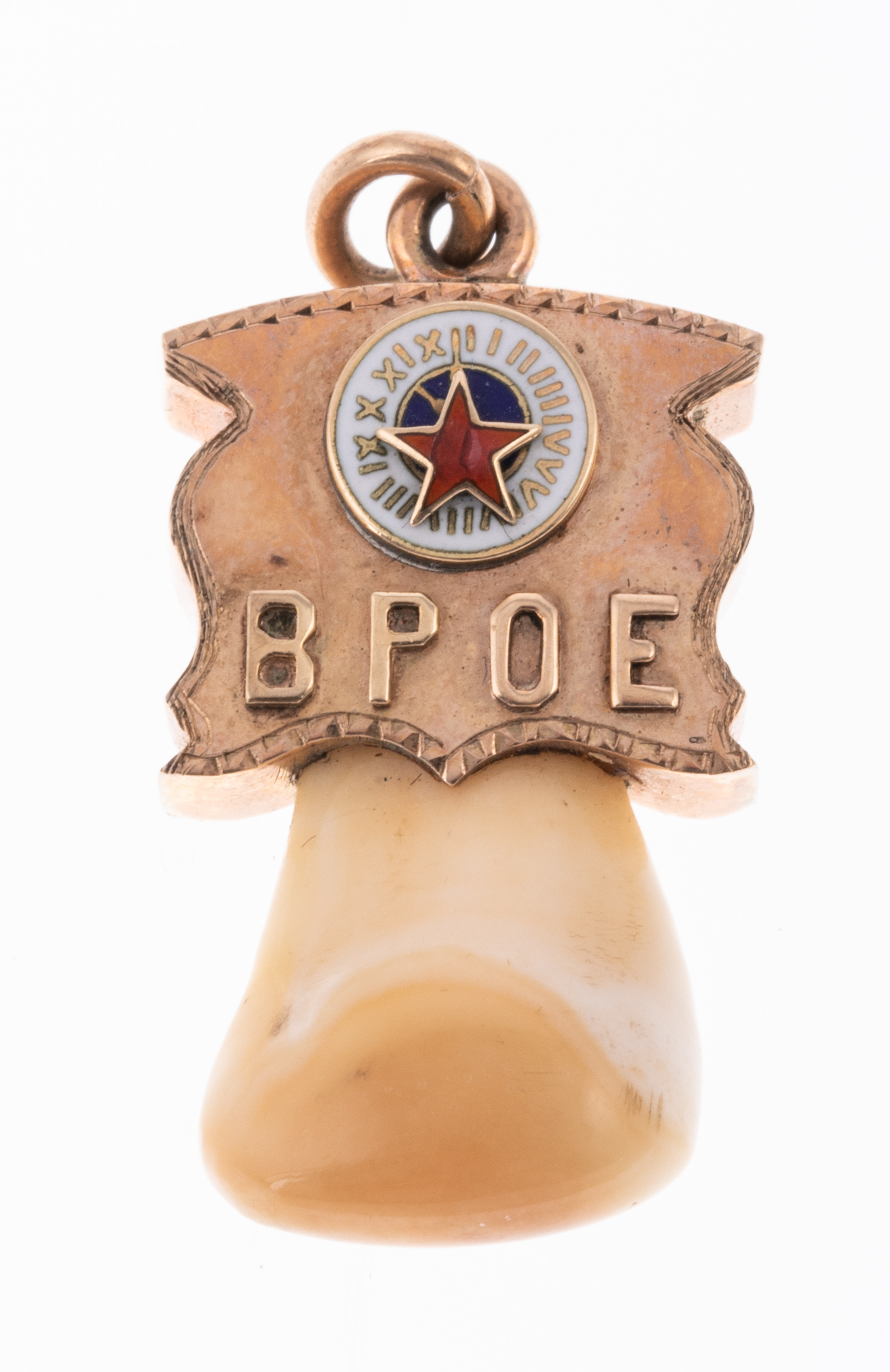 ELKS TOOTH PENDANT B P O E  28979b