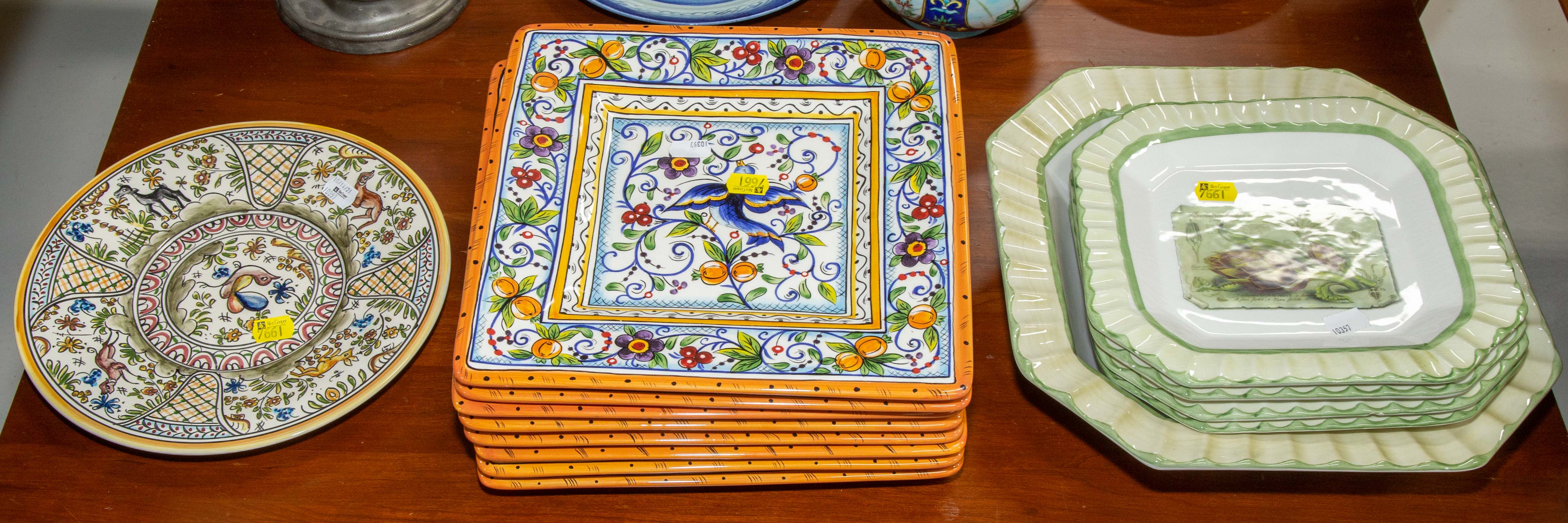 ASSORTED DECORATIVE DISHWARE Includes 28980f