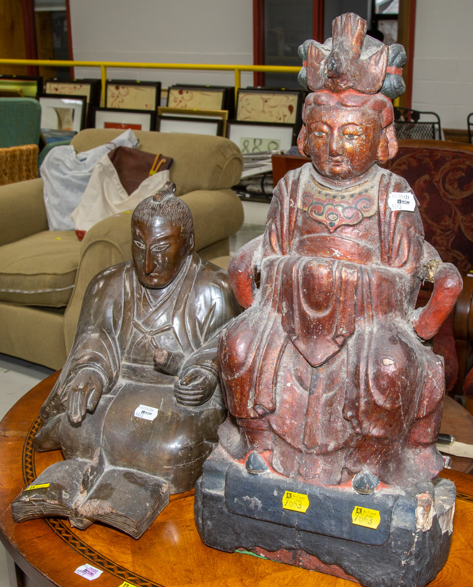 JAPANESE CHINESE FIGURAL SCULPTURES 289811