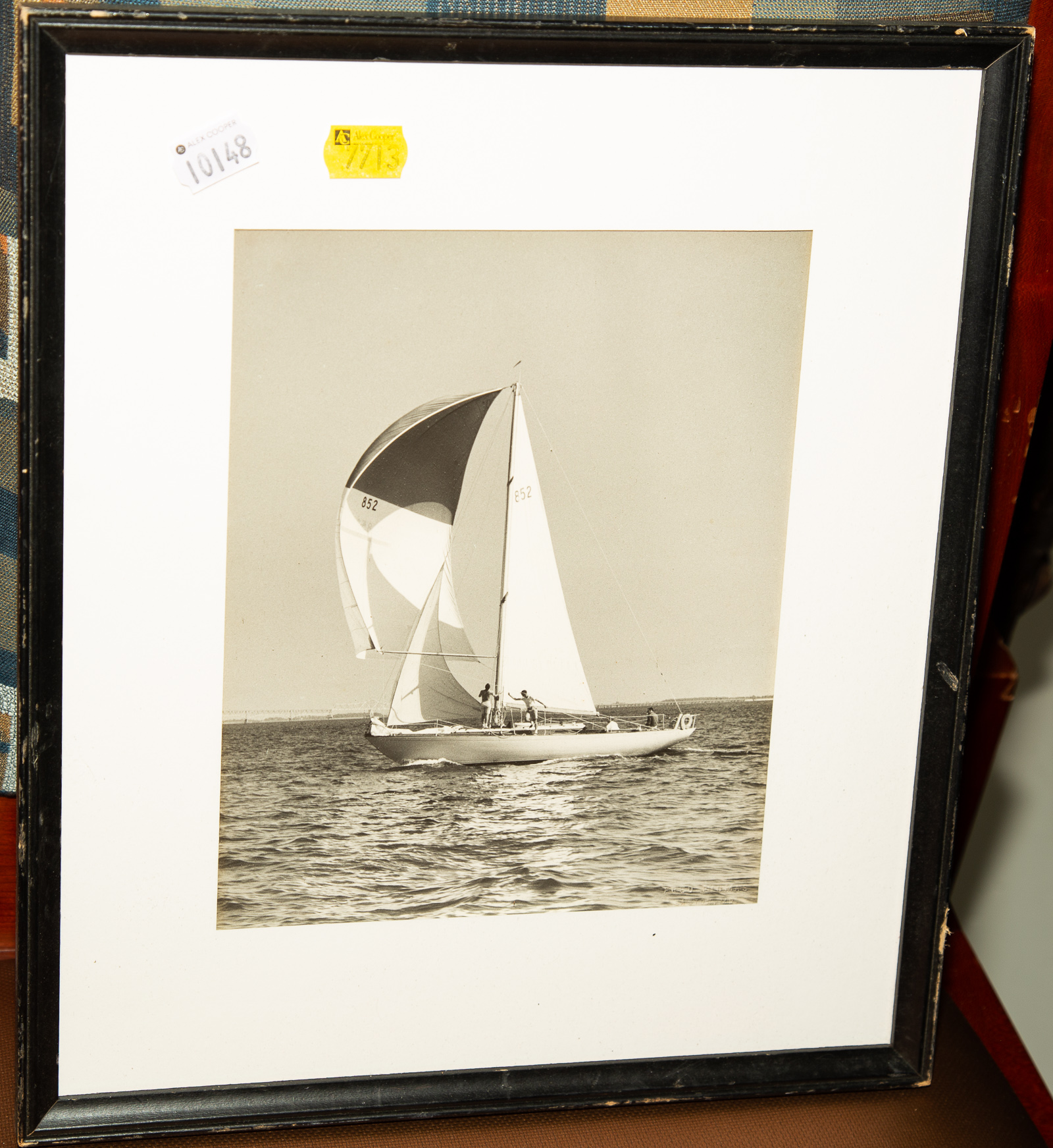 FRAMED PHOTOGRAPH OF A SAILBOAT