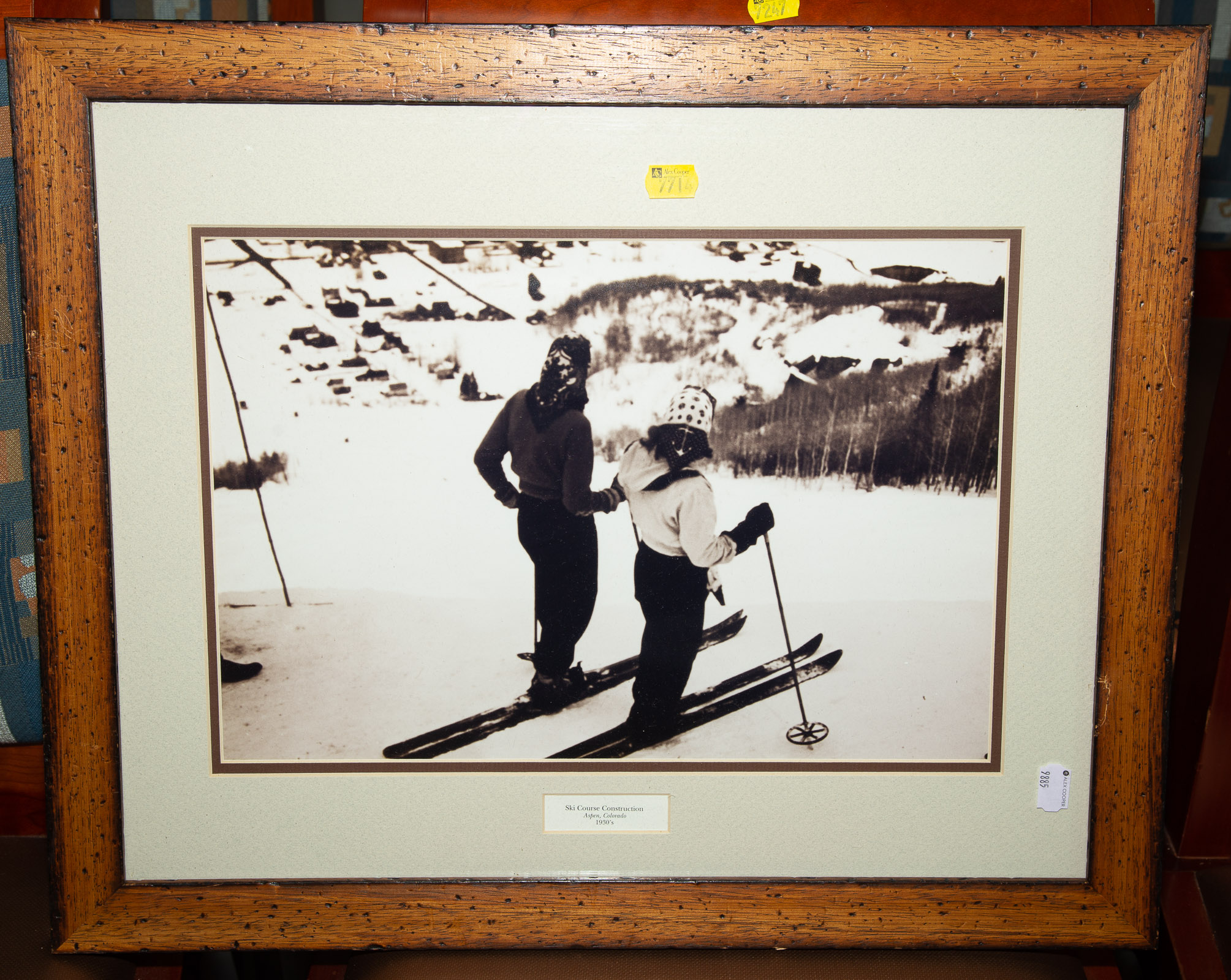 FRAMED PHOTOGRAPH: ASPEN COLORADO SKI