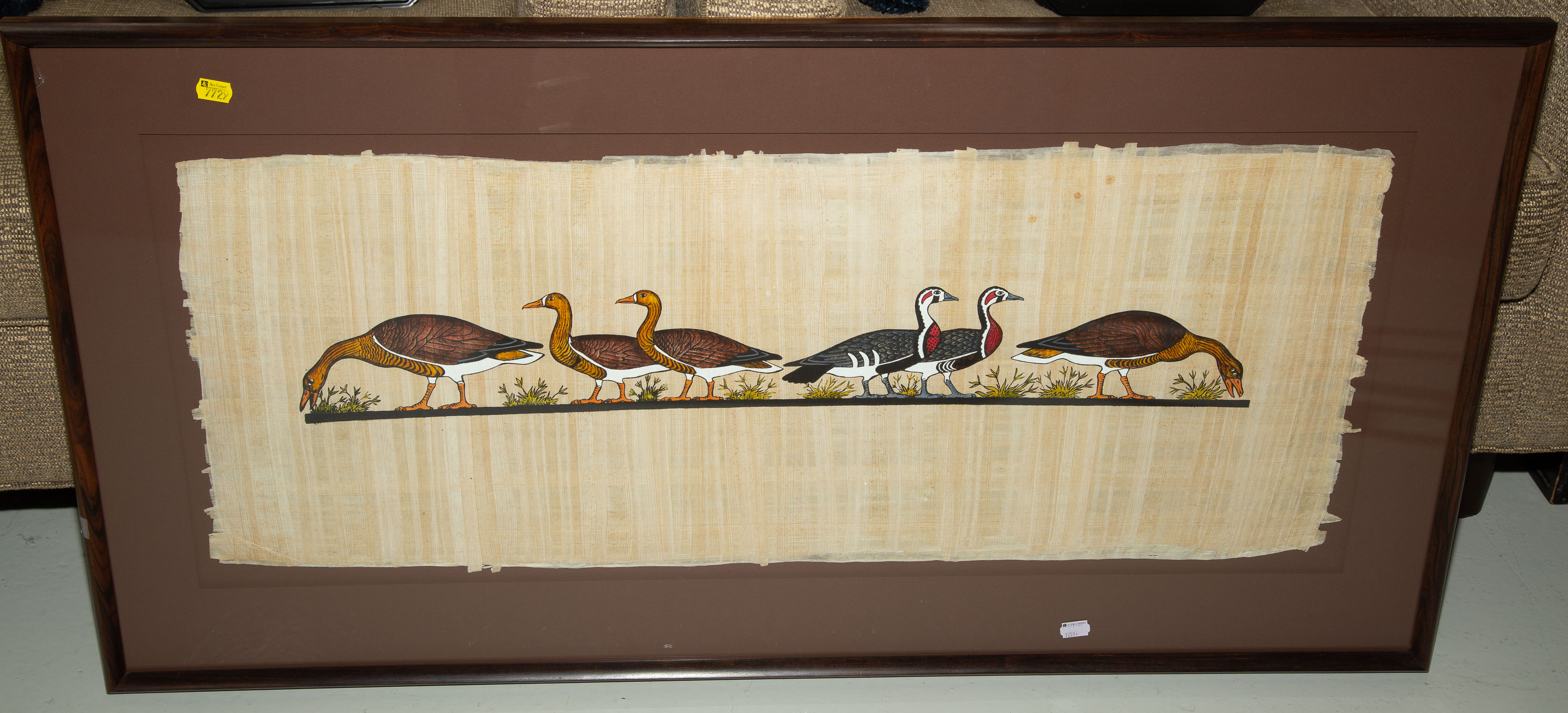 LARGE EGYPTIAN-STYLED ARTWORK WITH DUCKS