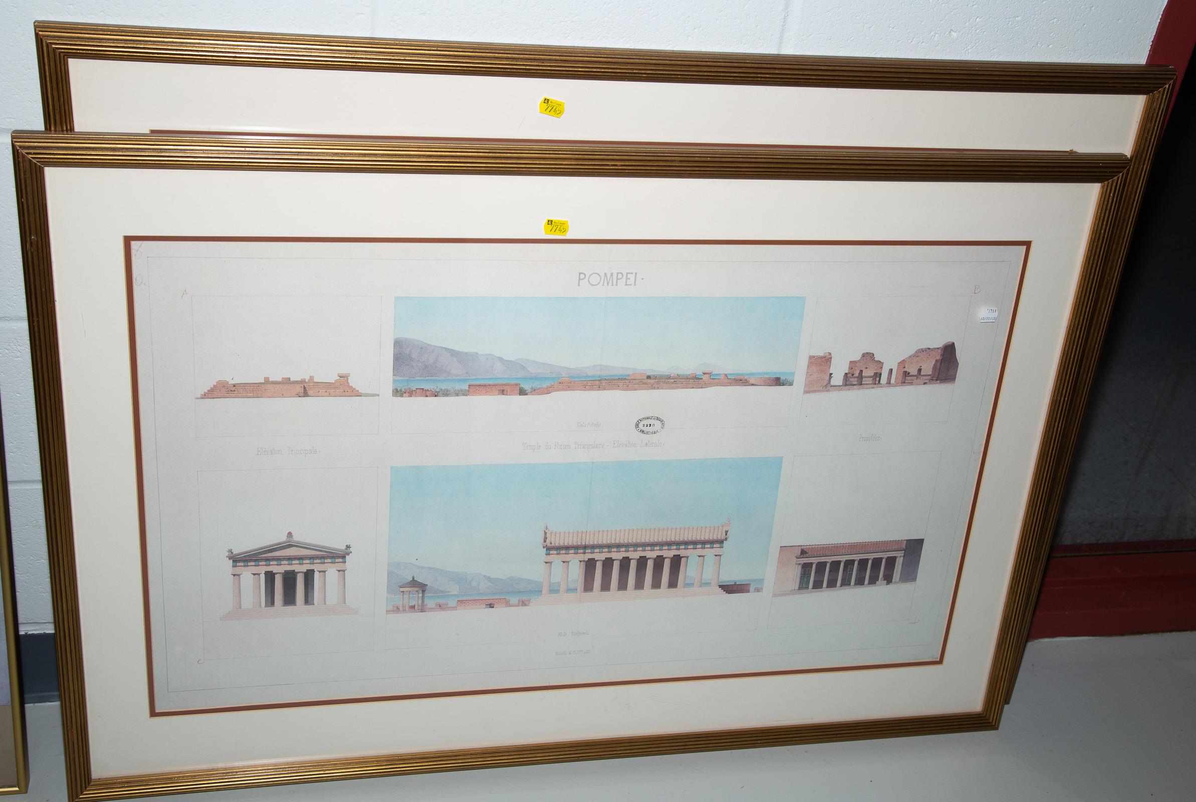 TWO MODERN FRAMED PRINTS Prints