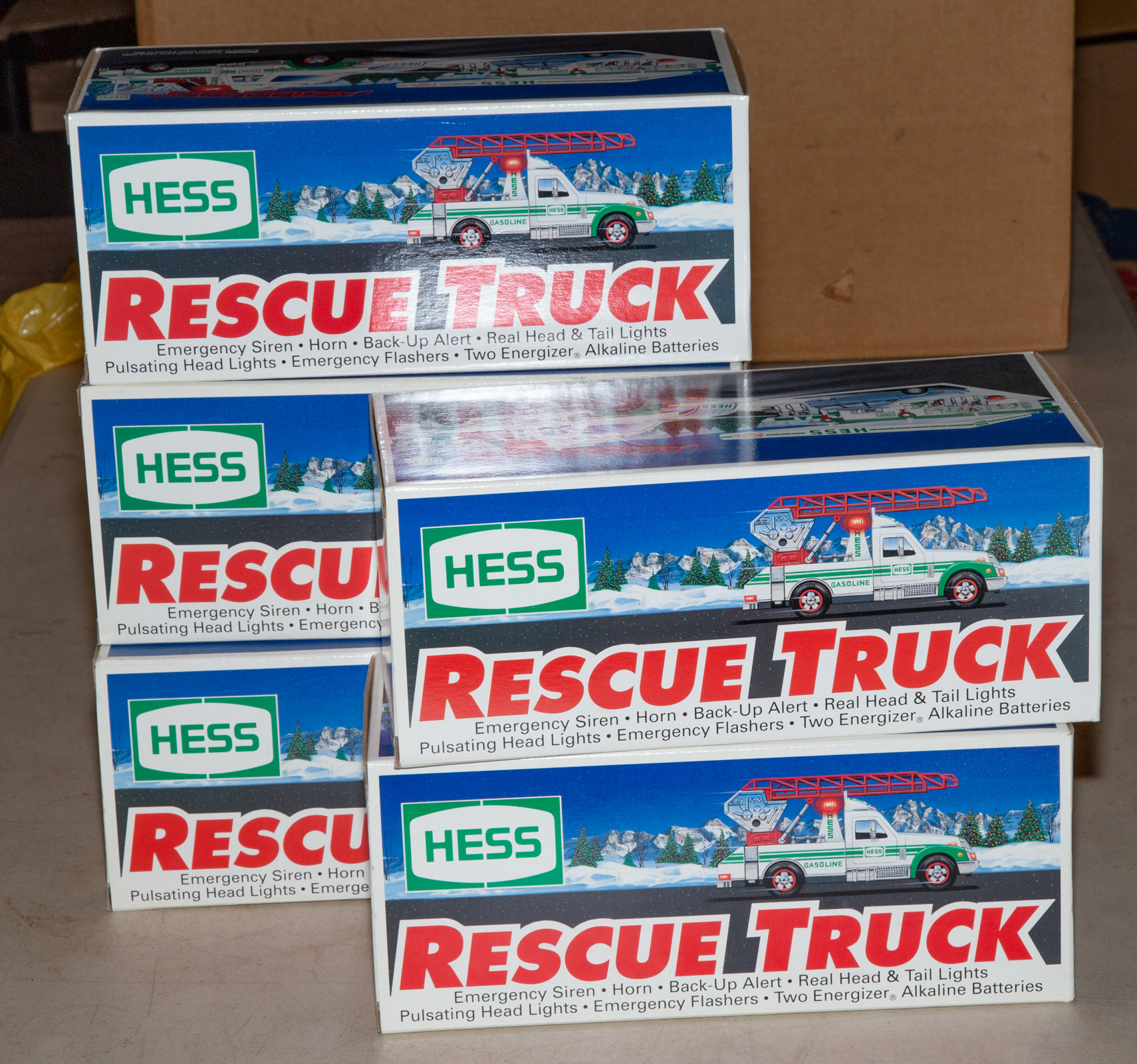 FIVE 1994 HESS TRUCKS Mint in box  2898a4