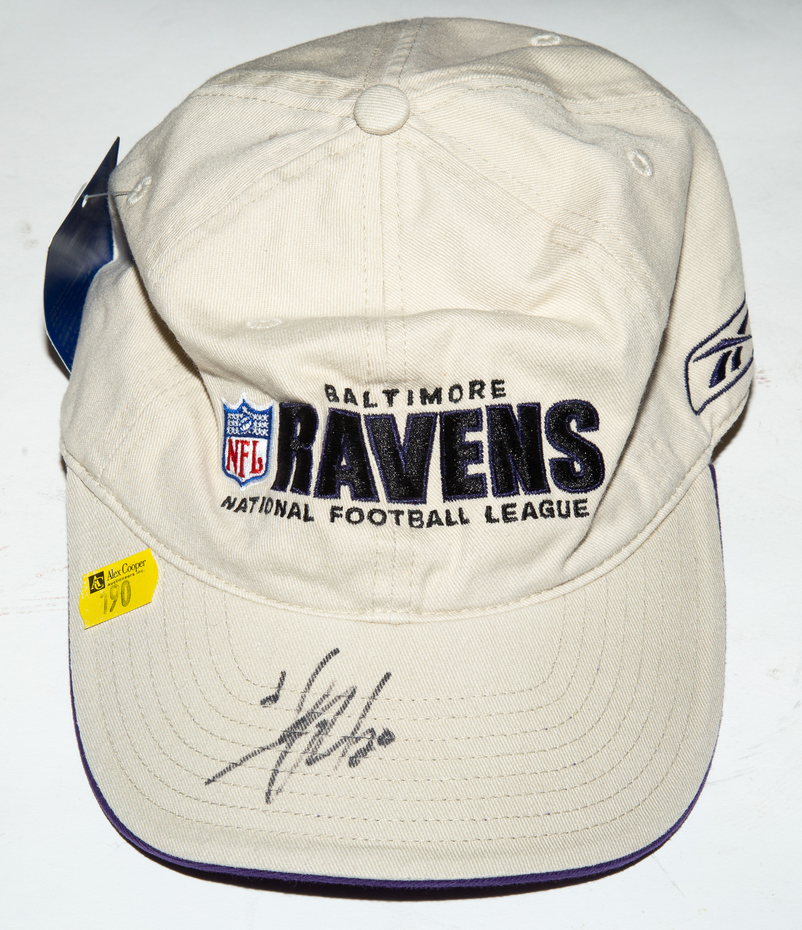 HOF ED REED SIGNED NFL RAVENS CAP 2898bc